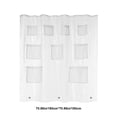 thumbnail image 3 of TIMIFIS Shower Curtain Translucent Pocket Shower Curtain Multifunctional Multi Purpose Bathroom Storage Water Proof Molds Proof Thickened Pocket Shower Curtains Shower Curtain Liner, 3 of 6