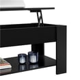 thumbnail image 4 of Yaheetech Modern Lift Top Coffee Table w/Hidden Compartment & Storage For Living Room, Black, 4 of 7