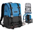 thumbnail image 1 of K&F Concept Camera Backpack Camera Bags for Photographers Large Capacity Camera Case with Raincover15-15.6 Inch Laptop Compartment -20L (Blue), 1 of 7