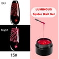 thumbnail image 1 of Heliisoer Nail Luminous Spider Gel Nail Polish Neon Fluorescent Effect Gel 8ml, 1 of 2