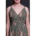 thumbnail image 3 of Bimba Robe Longue à Imprimé Floral pour Femmes, Bretelles Spaghetti, Col en V, Maxi, Tenue de Plage - Petit, 3 of 5