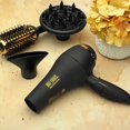thumbnail image 2 of Hot Tools Pro Artist Black Gold 2100 Turbo Ceramic + Ionic Hair Dryer | Fast Dry, Lightweight, 2 of 7