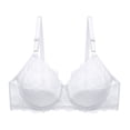 thumbnail image 1 of Push Up Bra Womens Lace With Steel Ring Solid Color Sexy Double Breasted Push Up Bra, 1 of 3