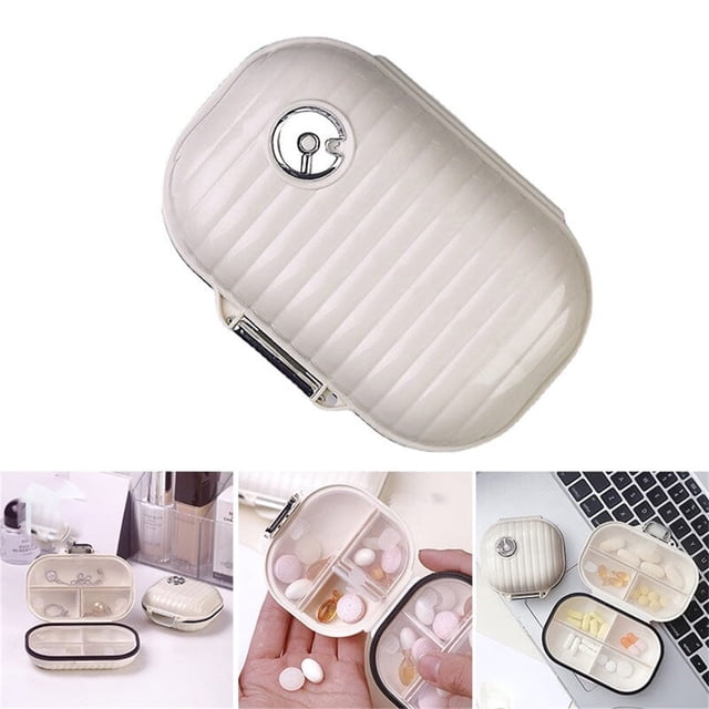 LSLJS Travel Portable Organized Box, Mini Portable Medicines Box, Pills Box/Case, Pills Container, Travel Pills Holder, Pills Dispenser