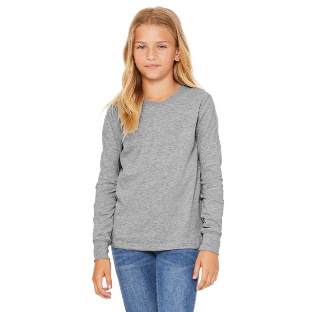 Bella + Convas Unisex Youth Jersey Long-Sleeve T-Shirt