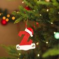 thumbnail image 2 of XZNGL Christmas Little Red Hat Letter Pendant DIY Writable Name 26 Letter Pendant 5PCS, 2 of 8