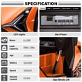 thumbnail image 3 of VOLTZ TOYS Lamborghini SIAN FKP 37 12V Ride on Car with Scissor Doors and Remote Control, Licensed - Orange, 3 of 7