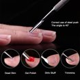 thumbnail image 4 of Éliminateur de Cuticules en Acier Inoxydable Créatif Professionnel Pousse-Ongles Pousse-Cuticules, 4 of 6