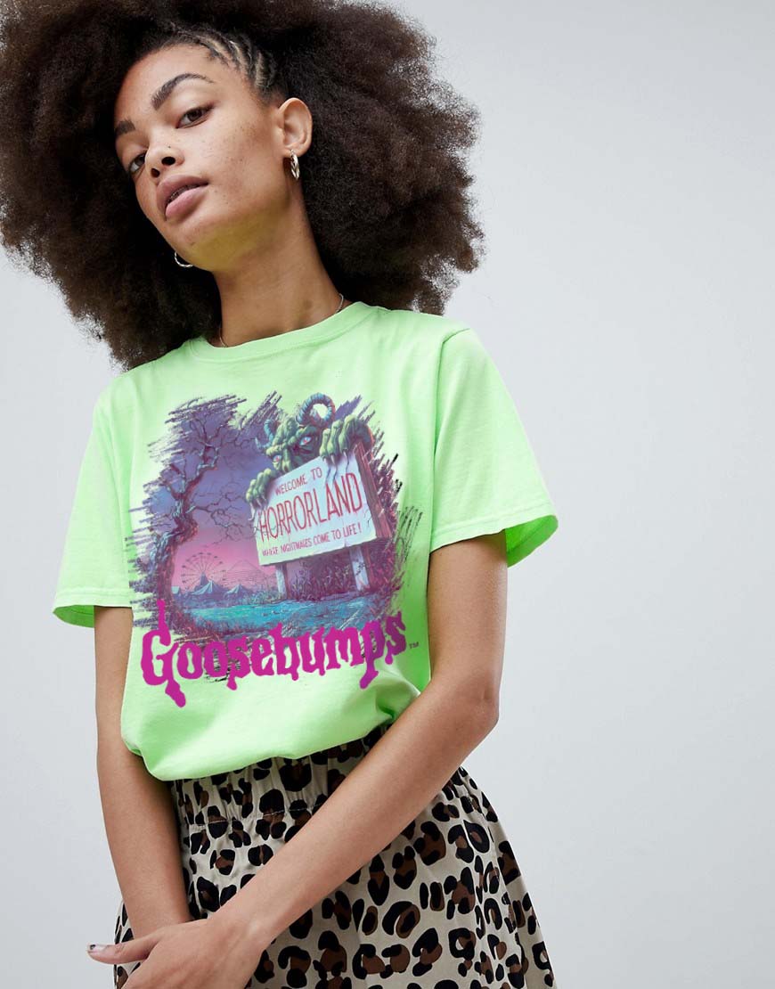 Goosebumps Horrorland Kiwi Small T-Shirt