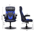 thumbnail image 2 of Chaise Berçante de Jeu Goplus à Hauteur Réglable Pivotante Style Course Berceuse Bleue, 2 of 10