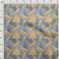 thumbnail image 3 of oneOone Cotton Flex Fabric Rectangle & Triangle Geometric Print Fabric By Yard 40 Inch Wide, 3 of 4