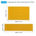 thumbnail image 2 of Unique Bargains Reflective Patch 1'x4' 2'x3', 7 Pcs Safety Appliques, Dark Yellow, 2 of 6
