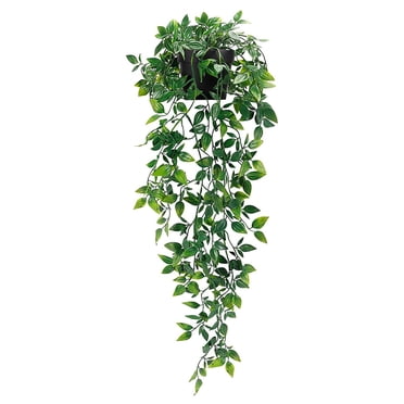Artificial Hanging Plant Lifelike - Faux Leaf Fake Potted Plant Home Decoration