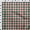 thumbnail image 3 of oneOone Silk Tabby Fabric Tartan Check Print Sewing Fabric BTY 42 Inch Wide, 3 of 4