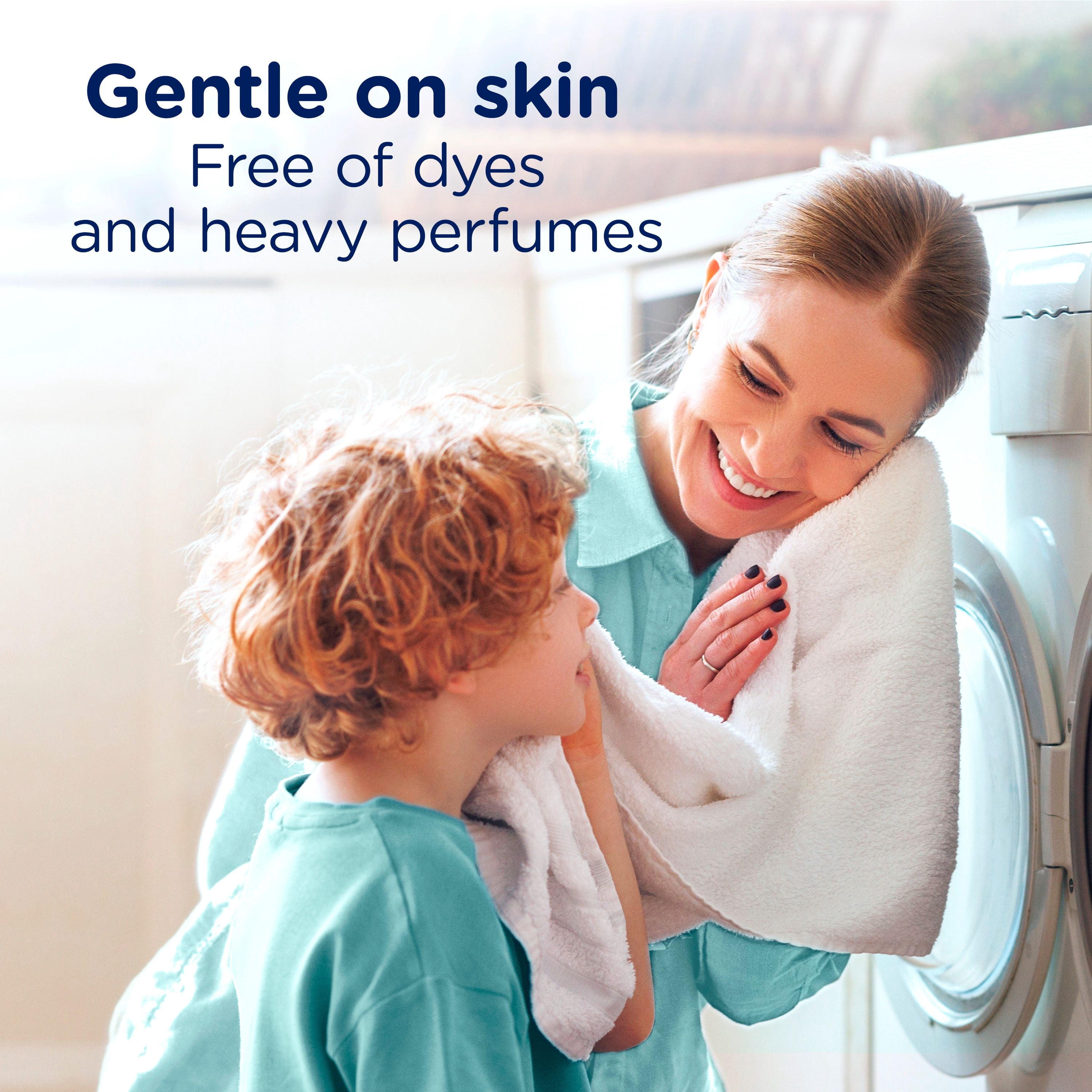 Downy Rinçage Purifiant Éliminateur d'Odeurs pour la Lessive, Parfum Fraîcheur Cotonnière, Assouplissant Textile et Rinçage d'Élimination des Odeurs pour la Lessive, Combat les Odeurs à la source, Compatible HE 54WL
