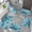 Blue#2, variant on pstuiky Bathroom Rug Set 1-Piece Long Plush Velvet Fleece Tie-Dye Mixed Colors Non-Slip Backing, Super Absorbent & Washable Toilet Lid Cover, Bath Mat, Contour Rug