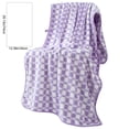 thumbnail image 3 of Cloth Towel Purple Corals Fleece Small Round Grids Quick Drying Towel Strong Water Absorption Soft Warm Comfortable No Lint(1-Piece) Rkxzt, 3 of 9