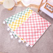 Sentmoon Kittens Bed Dog Bed Cute Dog Bed Small Dog Bed 50x40cm Checkerboard Fluff Ball Pet Warm Blanket/pussy Bed/dog Bed
