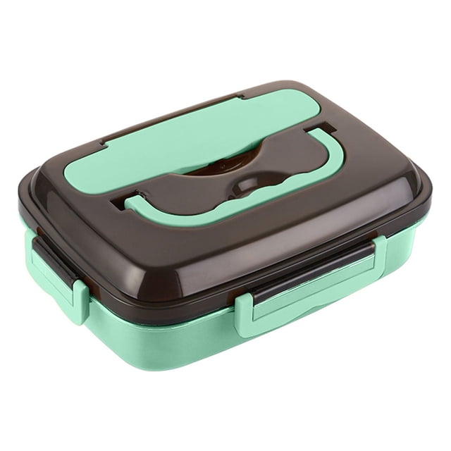TopLLC Adult Lunch Box, 1000 ML 3-Compartment Bento Lunch Box For Kids, Lunch Containers For Adults Come With Chopsticks And Spoons, Leak Proof, Microwaveable