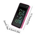 thumbnail image 3 of Portable Writing and Drawing Tablet with Clear Lock Screen, 17.5 x 9 cm Plastic Case, Reusable LCD Screen, Lightweight Art Supply Storage for Students and Kids, 3 of 6