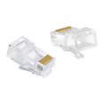 thumbnail image 2 of axGear RJ45 Cristal Head Cat6 Connecteur de Câble Réseau Plaqué Or 100 Pcs PCS, 2 of 6