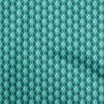 thumbnail image 1 of oneOone Rayon Teal Green Fabric Asian Kilim Sewing Craft Projects Fabric Prints By Yard 56 Inch Wide, 1 of 5