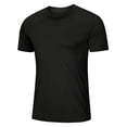 thumbnail image 2 of AherBiu Mens Tee Shirts Crewneck Stretch Quick Drying Outdoor Lightweight Performance T-Shirts, 2 of 4