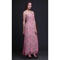 thumbnail image 4 of Bimba Blossom & Paradise Whydah Bird Bimba Robe à Bretelles Spaghetti Imprimée pour Femmes, Fluide, Smockée - Grand, 4 of 7