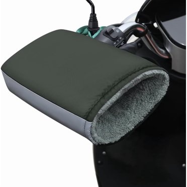 Todaioua Universal Motorcycle Handlebar Gloves Windproof Warm Cycling Mittens Thermal Snowmobile Hand Muffs ATV/Scooter/E-Bike Hand Warmer Mitts for Cold Weather