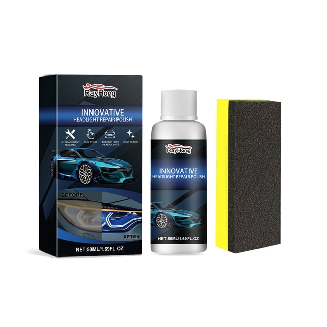 Dvkptbk Repair Fluid Car Headlight Repair Fluid Kit Refurbishment Repair Fluid Yellowing Cleaning Refurbishment Repair Agent Cleaning Agent Cleaning 20/30/50ml Car Care & Cleaning