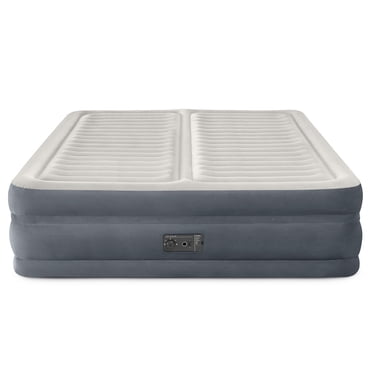 Intex 64953E de Luxe Matelas Pneumatique Très Grand à Double Zone 22 Pouces avec Pompe à Air Intégrée