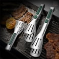 thumbnail image 4 of Kitchen Barbecue Clips — Ergonomic Stainless Steel Long-Handle Cooking Tongs for Heavy Duty Use Durable Metal Kitchen Gadgets and Tools, 4 of 7