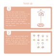 thumbnail image 3 of Support de Chiffres de Table 10 Pcs Forme Ronde en Métal Porte-Cartes Pratique Centres de Table Pince en Papier Décoration de Mariage Déco de Table Étoile Or rose, 3 of 7