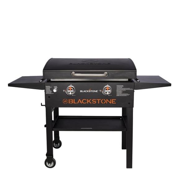 Plaque chauffante Blackstone de 28 po avec hotte, noir