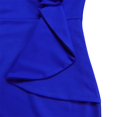 thumbnail image 4 of Womens Elegance Audrey Hepburn Style Ruched 3D Flower Short Sleeve Pencil Dress, 4 of 8
