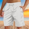thumbnail image 1 of Soki Men's Casual Beach Shorts Clearance Drawstring Shorts With Pocket, 1 of 4