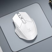 Yannianjz Wireless Gaming Mouse, Bluetooth 2.4G Dual Mode Silent Operation, Type-C Fast Charging Ergonomic Computer Mouse for Office Work, Home Use, Laptop