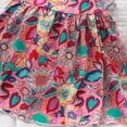 thumbnail image 5 of Yanlir Robe d'Été Sans Manches à Encolure Ronde pour Tout-Petites Filles 1-7 Ans, Robe Décontractée à Imprimé Graphique pour Adorable (Multicolore#5, 4 Ans), 5 of 5