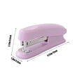 thumbnail image 2 of Maplenight ABS Stapler Compact Portable Office Student Stationery Macaron Colored Medium Size 50 Sheets Capacity, 2 of 6