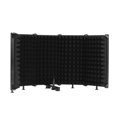 thumbnail image 1 of Moobody Microphone Isolation Shield Portable Tabletop Sound Absorbing Foam Reflection Filter Mic Soundproof Shield with 3/8-inch Female to 5/8-inch Male Screw Adapter for Audio Recording Singing Stu, 1 of 7