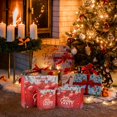 thumbnail image 5 of Ensemble de 3 Sacs Cadeaux en Papier de Noël avec Poignées, Sacs Cadeaux de Noël en 3 Tailles Grandes Moyennes Petites, Sacs Cadeaux Réutilisables Rouge Bleu, 5 of 5