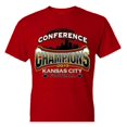 thumbnail image 1 of Kansas City Football 2019 Conference Champs Red T-Shirt 2XL, 1 of 1