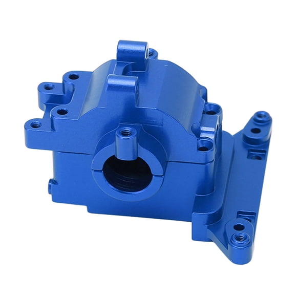 Couvercle de Boîte de Vitesses RC, Partie de Fixation de Vis Légère, Boîte de Vitesses Arrière avant Portable, Boîtier en Alliage d'Aluminium Exquis pour 1/18 Crawler Bleu, Rouge