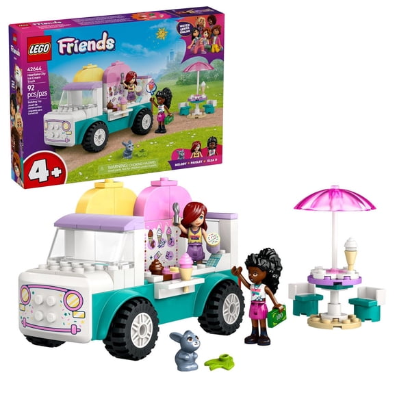 LEGO Friends Le camion de crème glacée de Heartlake City 42644 Ensemble de construction (92 pièces)