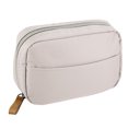 thumbnail image 1 of Unique Bargains Trousse de Maquillage Grande Capacité Trousse de Rangement Portable pour Femmes Trousse de Maquillage pour Rouges à Lèvres Beige, 1 of 7
