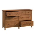 thumbnail image 2 of Sauder Union Plain Engineered wood 6 Drawer Dresser in Prairie Cherry Finish, 2 of 12