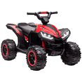 thumbnail image 1 of Aosom VTT pour Enfants 12 V avec Musique, Phares, Vitesse Haute et Basse, Rouge, 1 of 10