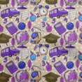 thumbnail image 1 of oneOone Velvet Light Brown Fabric Kids Craft Projects Decor Fabric Printed By The Yard 58 Inch Wide, 1 of 4