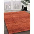 thumbnail image 2 of Ahgly Company Tapis d'Intérieur Ronds Abstraits Orange Rouge Abstraits pour Aire, 3 Pieds Rond, 2 of 6