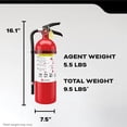 thumbnail image 4 of Kidde Extincteur d'Incendie de Qualité Commerciale pour Bureau, Garages de Stationnement, Rechargeable, 3A40BC, 4 of 13